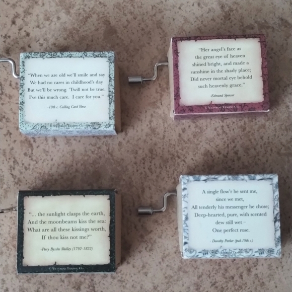 Set of 4 Music Boxes - Picture 3 of 6